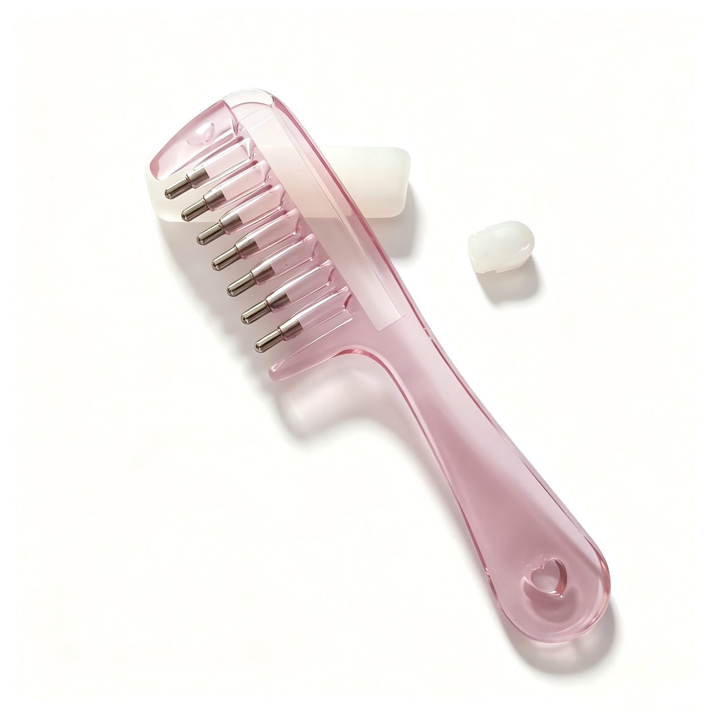 ✨ Precision Scalp Oil Applicator Brush – Portable Root Serum Dispenser with Soothing Metal Massage Beads 💧