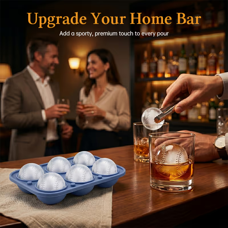 ⚾ Baseball Ice Ball Mold