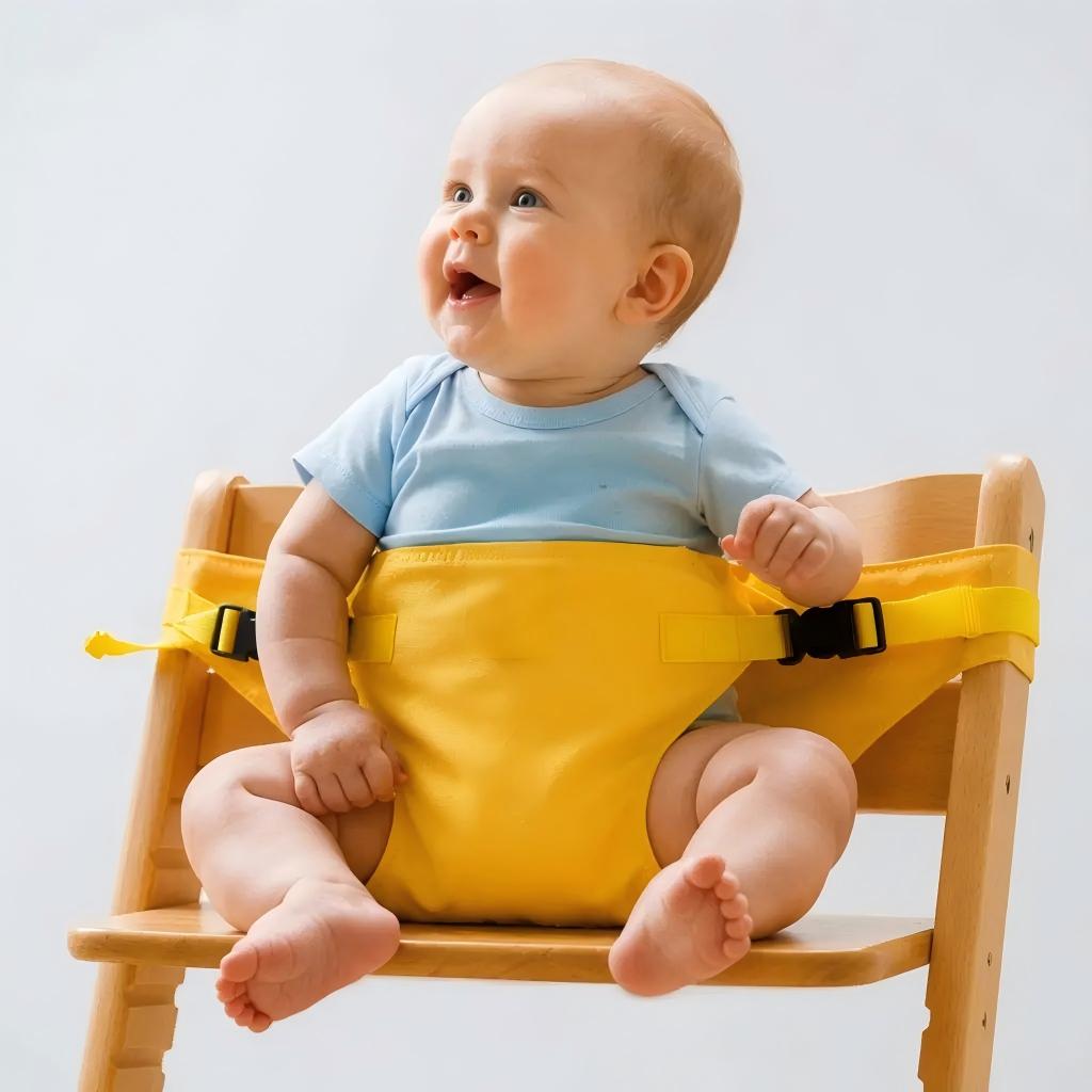 👶Baby Chair Harness Strap –Upgrade 5-Point Safety & Travel-Ready Design