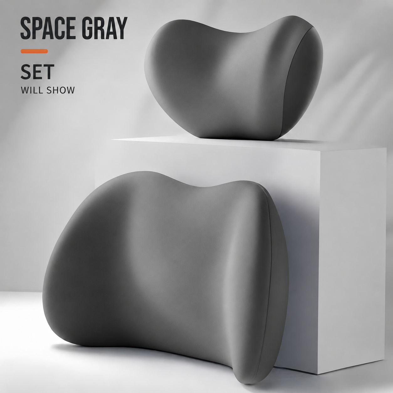 Car Neck & Lumbar Support Pillow Set | Ergonomic Driving Comfort