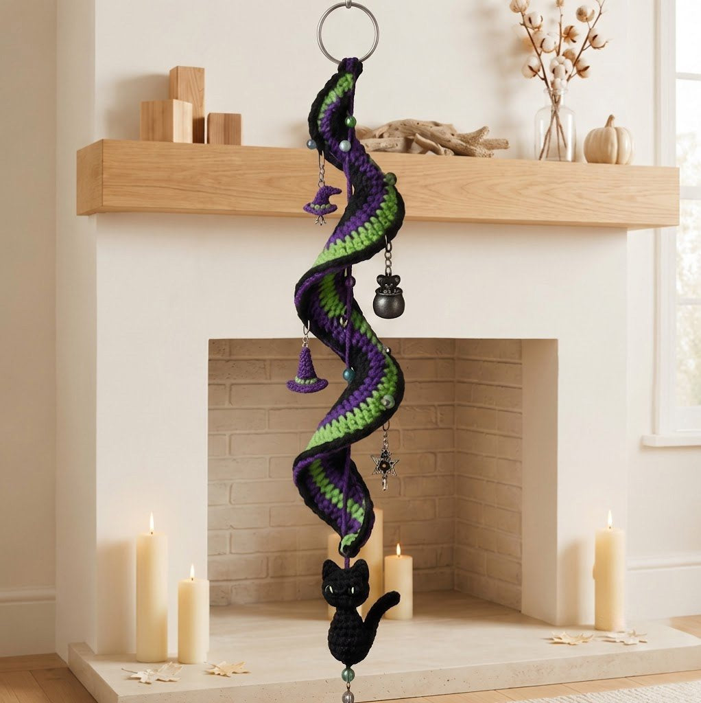 🎃 Enchanted Halloween Crochet Spiral DIY Kit