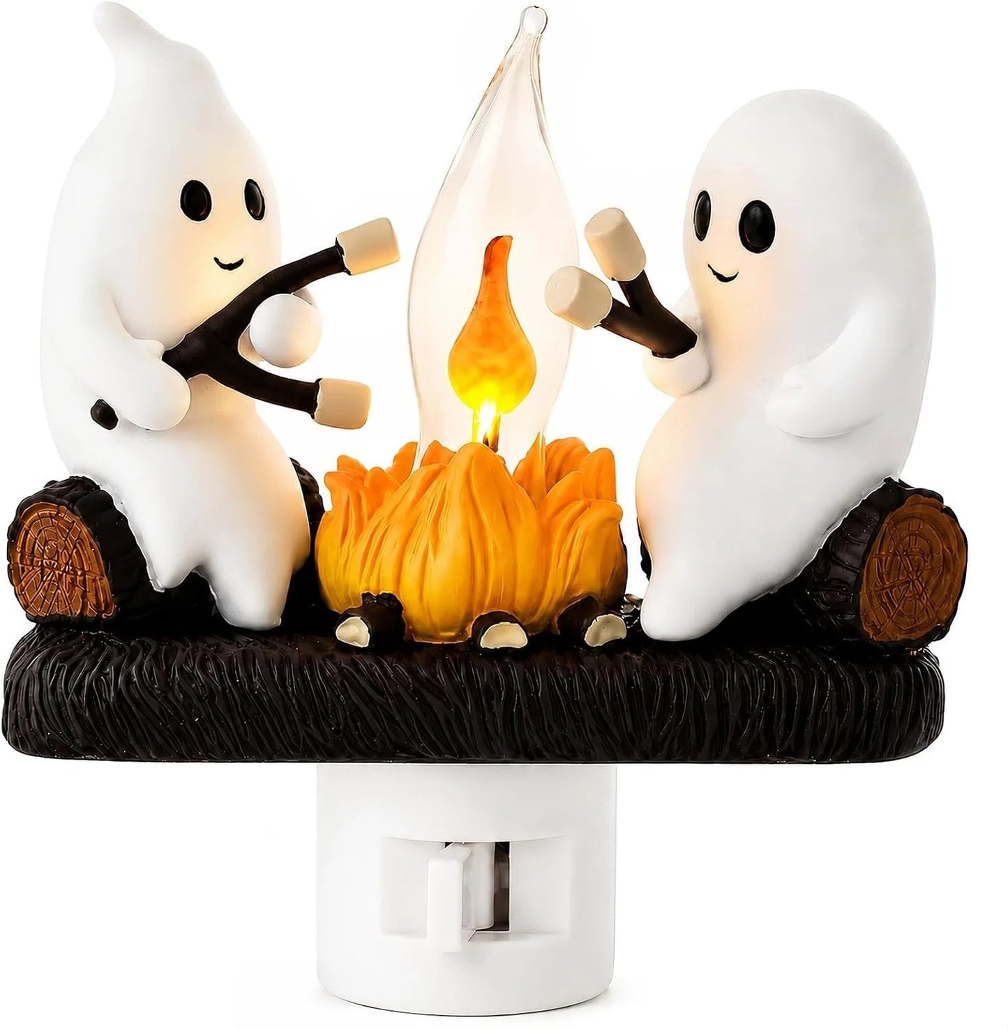 👻✨ Adorable Ghost Outlet Night Light — Light Up Your Spooky Season with Cuteness! 🎃