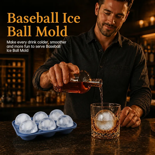 ⚾ Baseball Ice Ball Mold