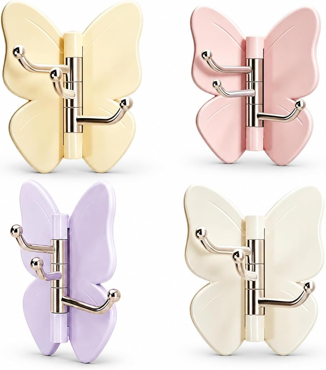 🦋Butterfly Rotating Self Adhesive Hooks