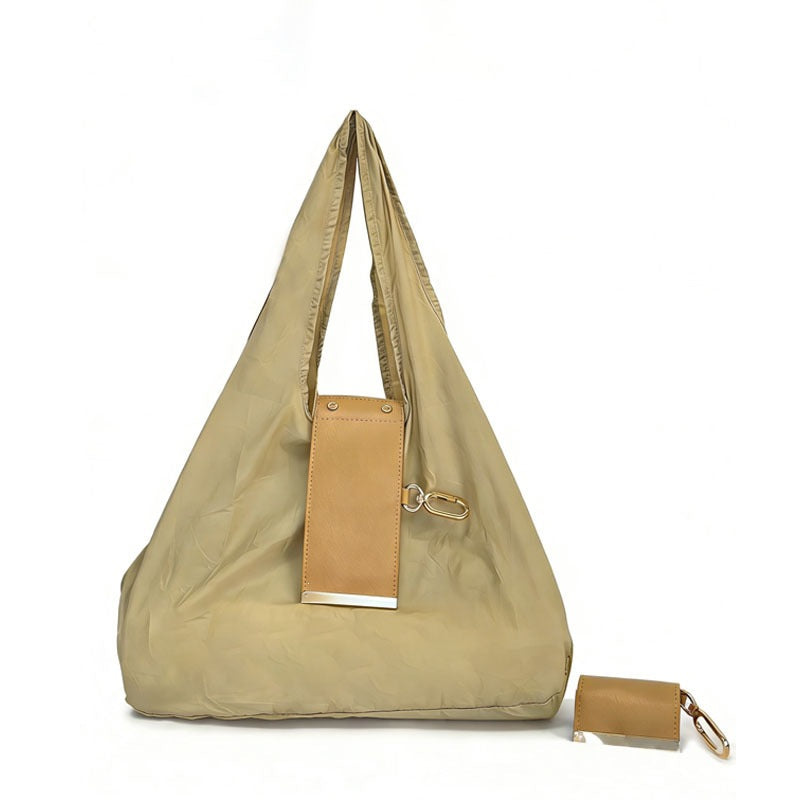💥Buy three get one free👜 Foldable Keychain Tote Bag ✨ | 🛍️ Portable Reusable Shopping Bag 💕 Compact, Lightweight & Easy to Carry 🔑