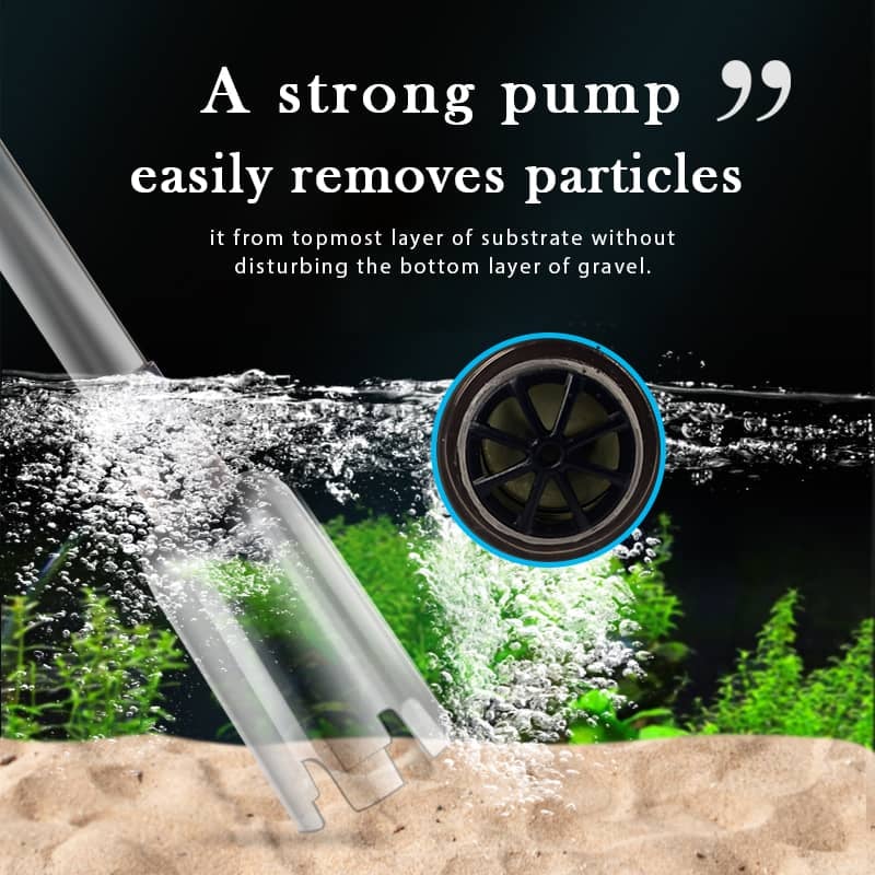 Electric Aquarium Gravel Cleaner-Crystal Clear Aquarium Without The Mess 🐠