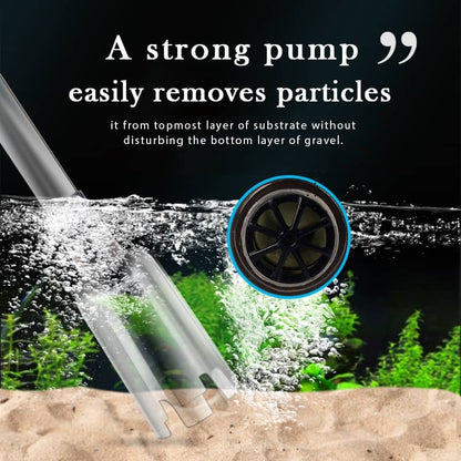 Electric Aquarium Gravel Cleaner-Crystal Clear Aquarium Without The Mess 🐠