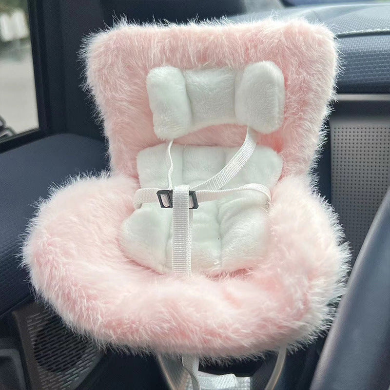 🔥Buy three get one free🐹 Mini Hamster Car Seat & Co-Pilot Feeding Perch – Universal Air Vent Mount & Safety Harness for Small Pets