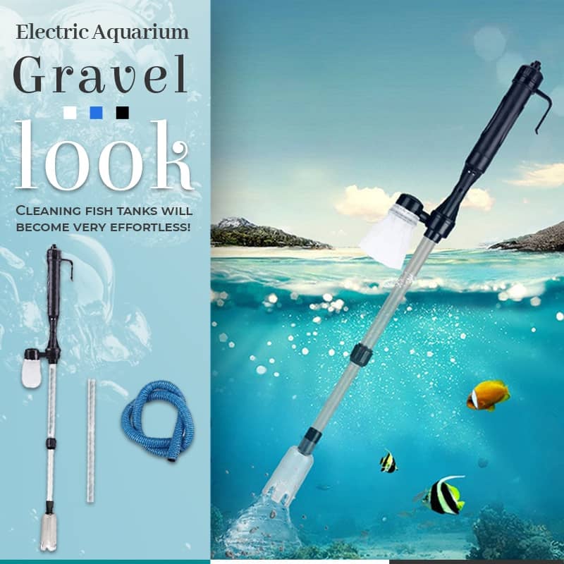 Electric Aquarium Gravel Cleaner-Crystal Clear Aquarium Without The Mess 🐠