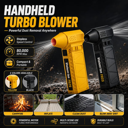 ⚡ Portable Turbo Blower | Powerful Car Snow Dust & Debris Cleaner