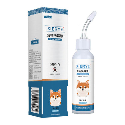 🐶🐱 Gentle Pet Ear Cleaning Solution Cleaner Ears. Happier Pets.