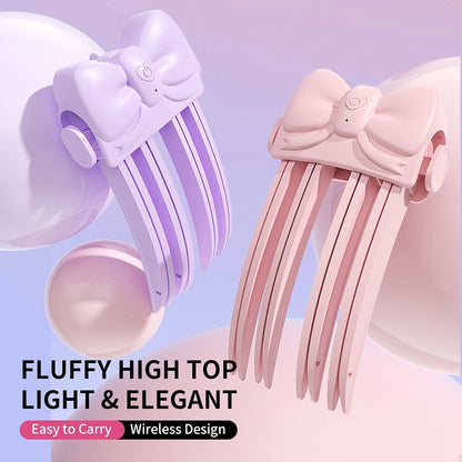Wireless Heated Volumizing Root Lift Clip - Salon Crown Volume Styling Tool for Fine Flat Hair