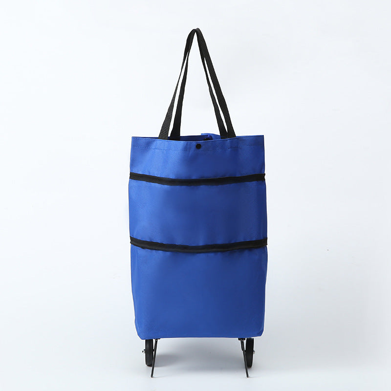 Foldable Rolling Grocery Bag🛒 Carry Less. Roll More. Shop Easier.