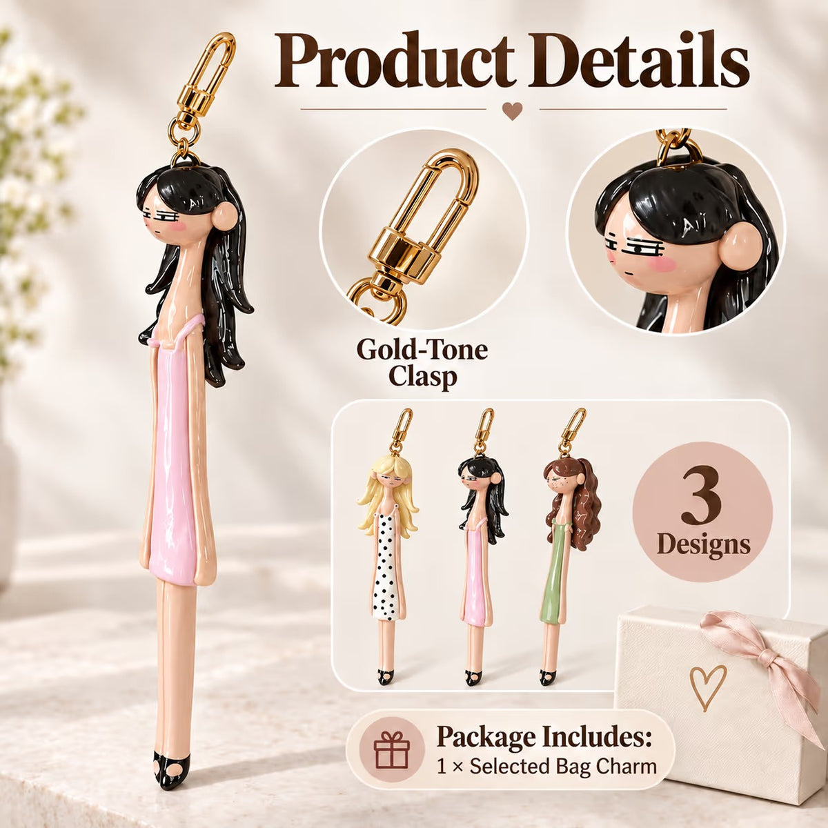 👜 Fashion Doll Bag Charms ✨ Give Your Everyday Bag a Cute Personality Upgrade 💕