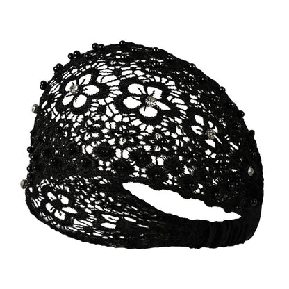 💫Plum Blossom Hollow Beaded Wide Headband