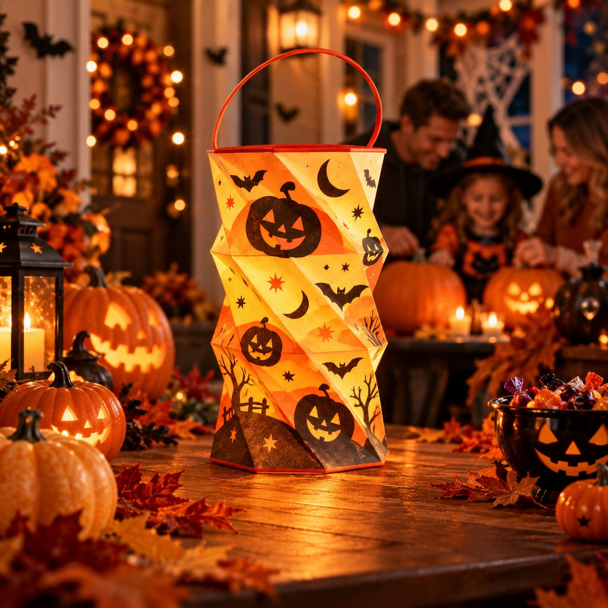 ✨ Foldable Rotating Lantern with Stepless Dimming | USB-C Rechargeable Holiday Ambient Light