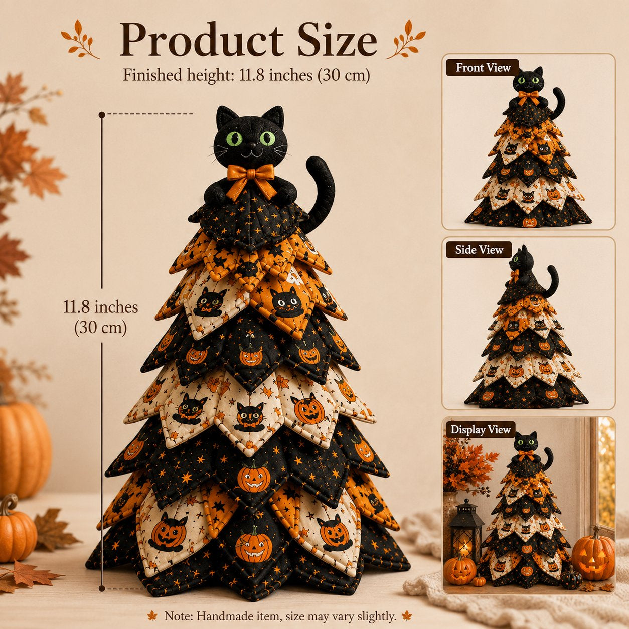 🎃Quilted Fabric Tree Kit DIY