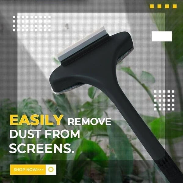 ✨2 in 1 Multifunctional Window Screen Cleaning Brush |Mesh Screen Cleaner 🔥