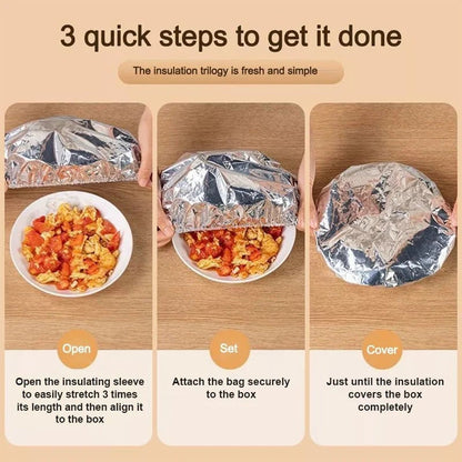 🏠 Reusable Aluminum Foil Insulation Cover – Keep Heat In ❄️