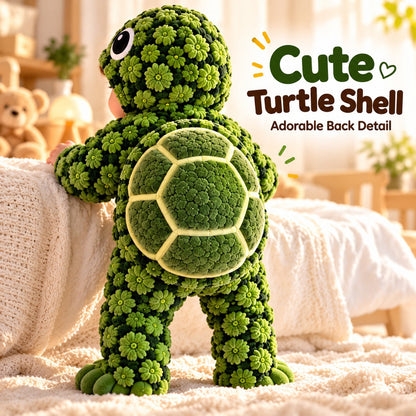 🐢Little Turtle Plush Baby Onesie – 3D Shell Hooded Costume💚✨