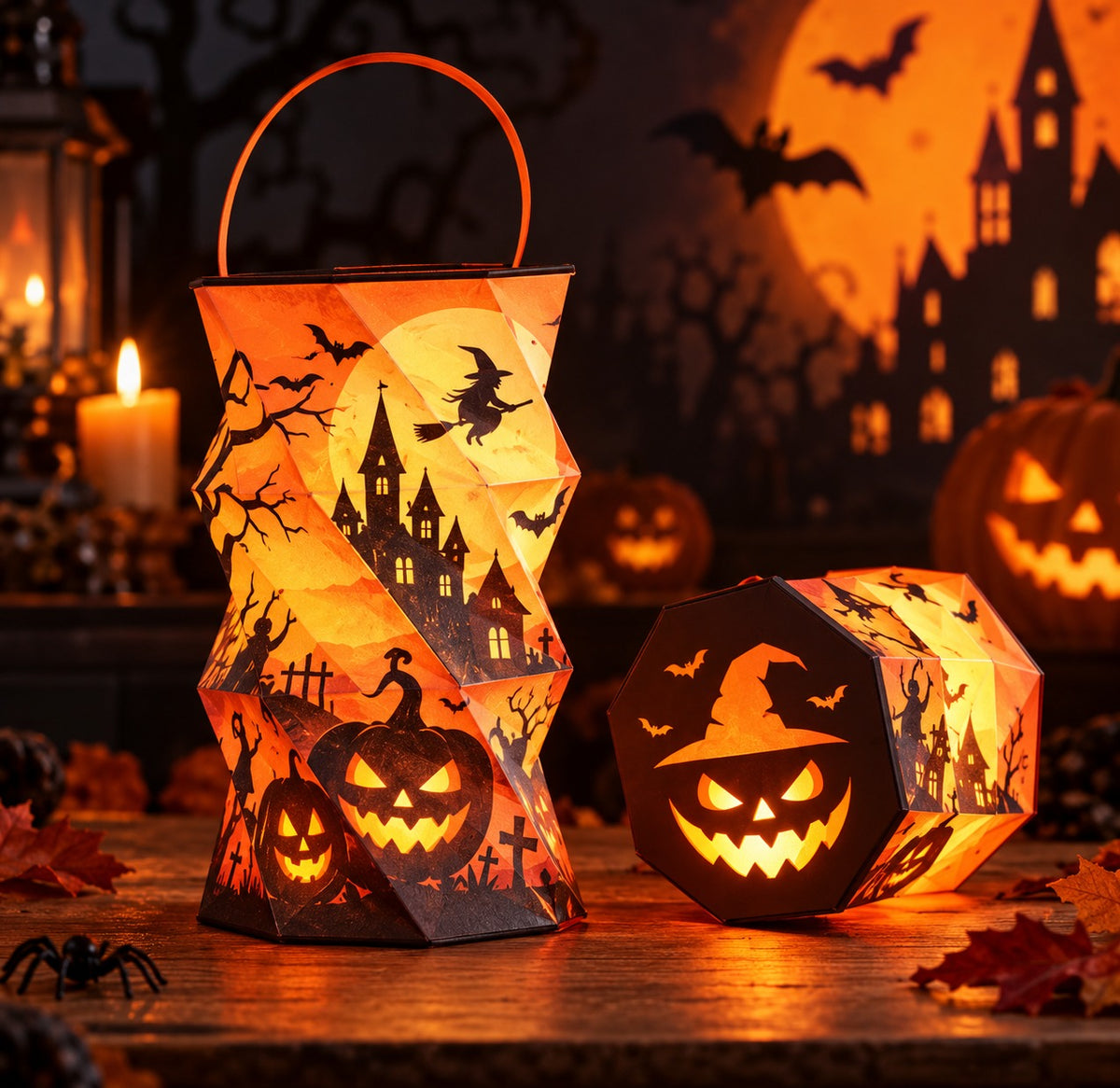 ✨ Foldable Rotating Lantern with Stepless Dimming | USB-C Rechargeable Holiday Ambient Light