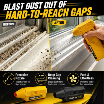 ⚡ Portable Turbo Blower | Powerful Car Snow Dust & Debris Cleaner