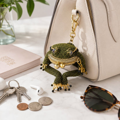 🐸 Charming Frog Coin Purse – Cute & Compact, Perfect for Coins, Keys & Small Essentials