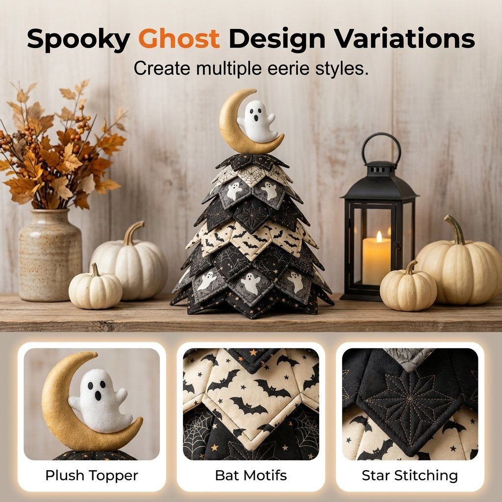 🎃Quilted Fabric Tree Kit DIY