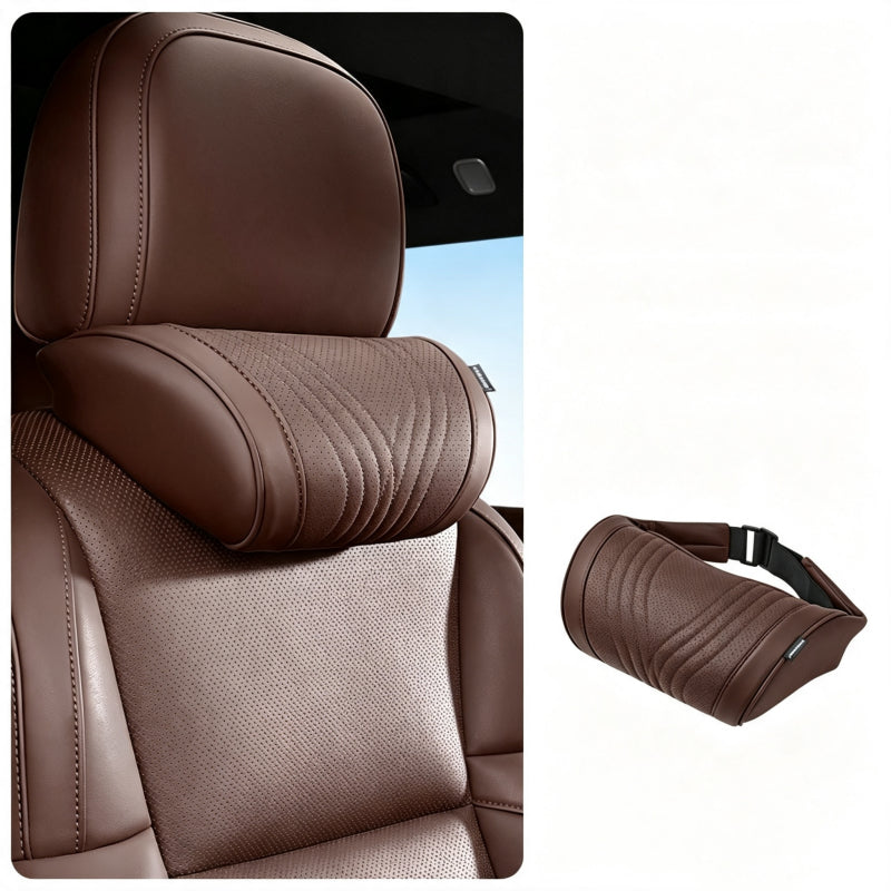 🚗Relieve Driving Fatigue! Universal Memory Foam CarHeadrest Neck Pillow,Ergonomic Support AutoNeck Cushion for Long Road Trips