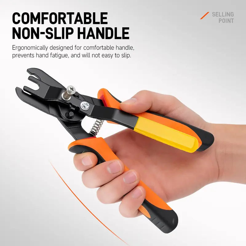 🔧 Heavy-Duty Push-to-Connect Fitting Remover Pliers – One-Hand Air Hose Disconnect Tool for Automotive & Pneumatic Lines ⚡