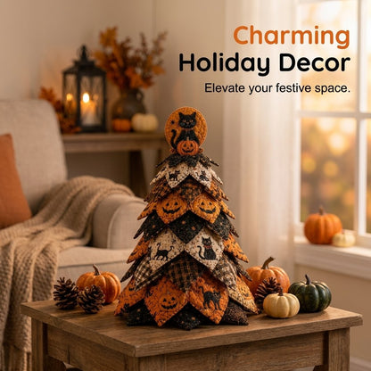 🎃Quilted Fabric Tree Kit DIY