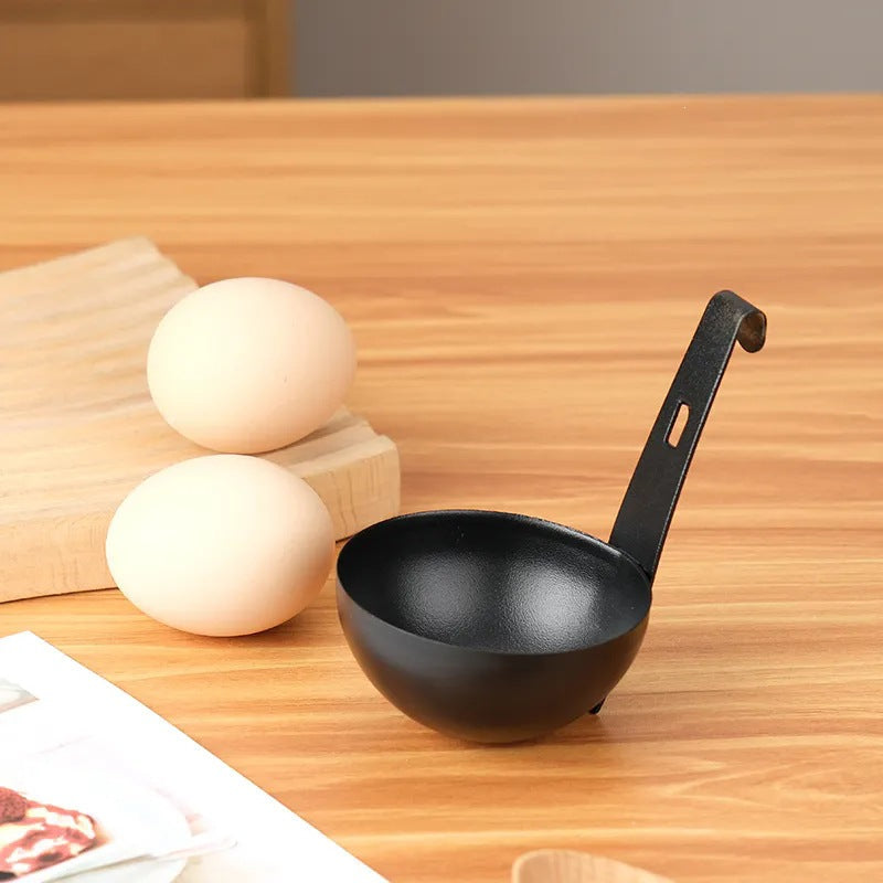 🍳 Stainless Steel Egg Poacher Cup – Hanging Pan Egg Cooker for Perfect Round Eggs