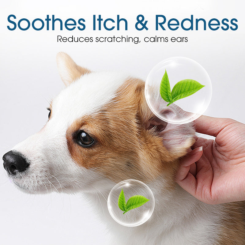 🐶🐱 Gentle Pet Ear Cleaning Solution Cleaner Ears. Happier Pets.