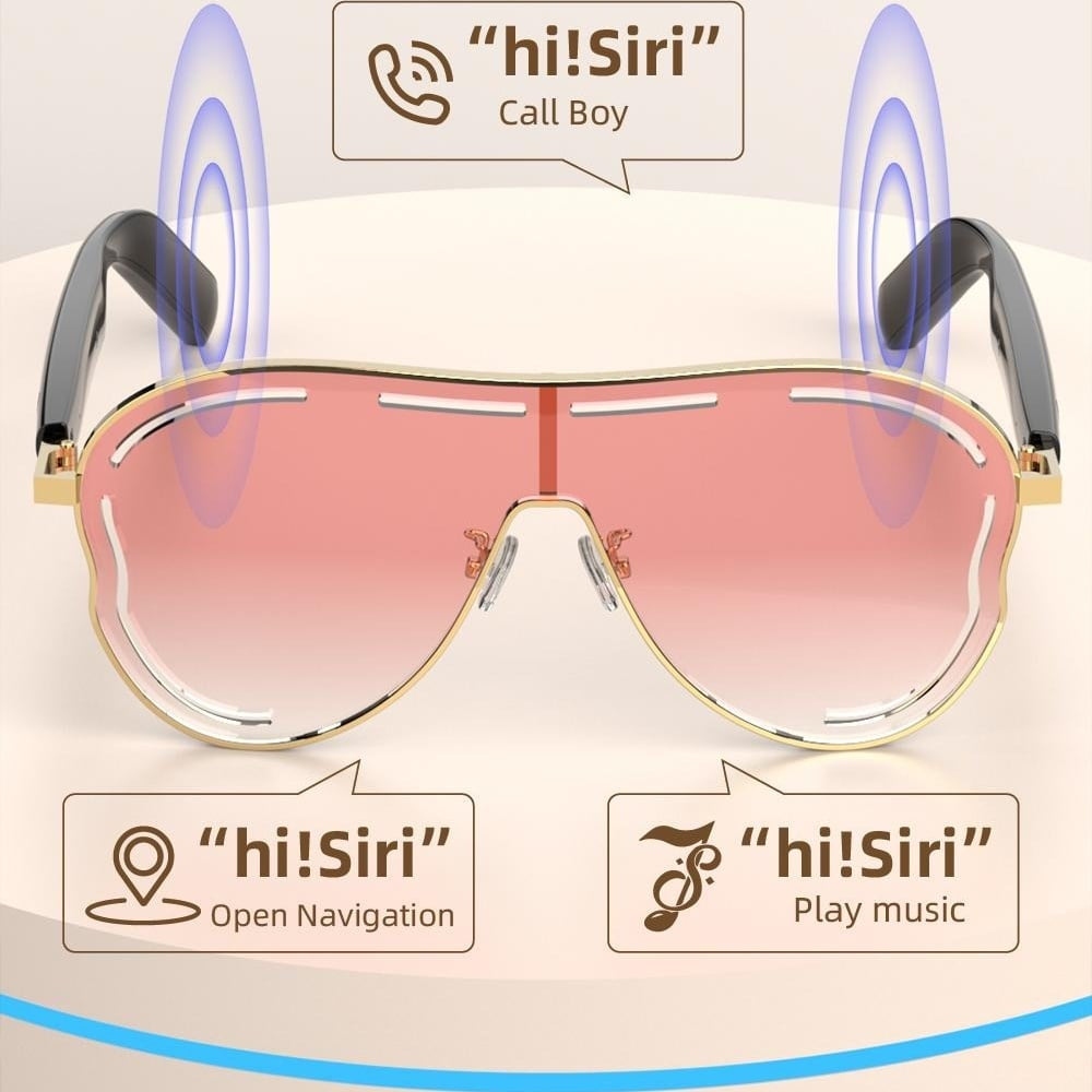 💕Smart Bluetooth 5.4 Audio Sunglasses – Open-Ear, UV & Blue Light Protection