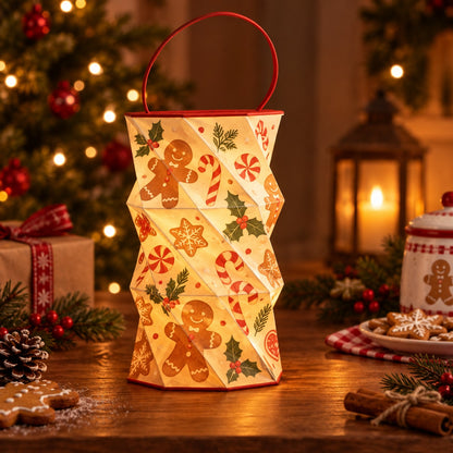 ✨ Foldable Rotating Lantern with Stepless Dimming | USB-C Rechargeable Holiday Ambient Light