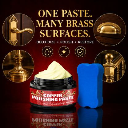 🧽✨ Copper Brass Polish Paste – Restores tarnished brass & copper to brilliant shine.