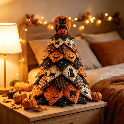 🎃Quilted Fabric Tree Kit DIY
