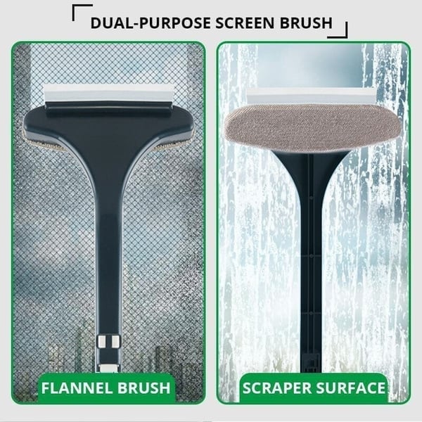 ✨2 in 1 Multifunctional Window Screen Cleaning Brush |Mesh Screen Cleaner 🔥