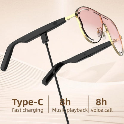 💕Smart Bluetooth 5.4 Audio Sunglasses – Open-Ear, UV & Blue Light Protection