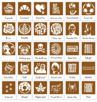 30 Stencil Cards Only (No Camera)