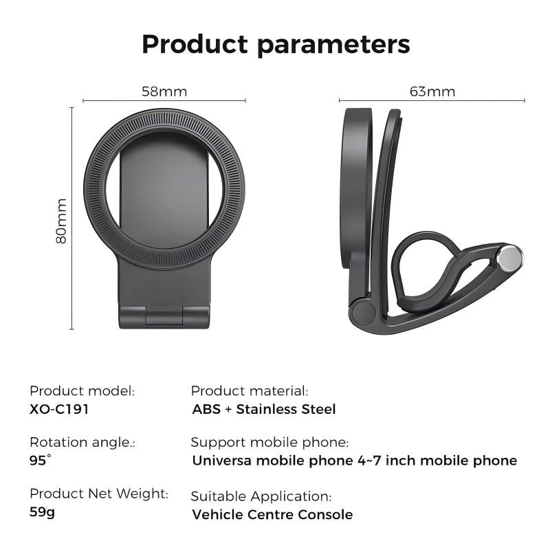 📱 Magnetic Car Phone Mount | 360° Adjustable Hands-Free Holder 🚗