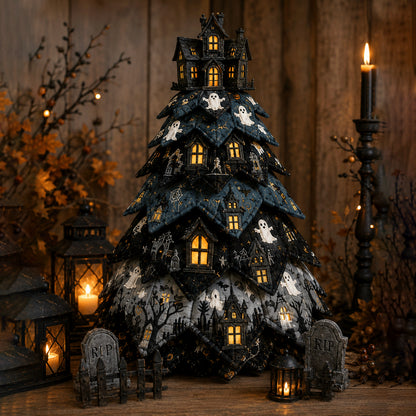 🎃Quilted Fabric Tree Kit DIY