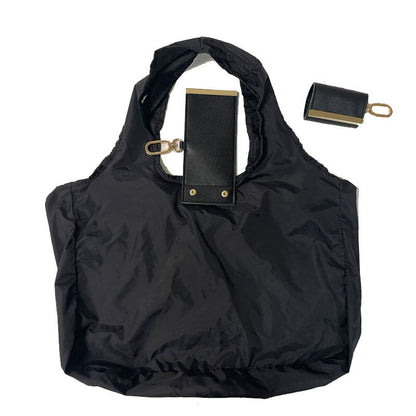 ✨Foldable Reusable Shopping Tote Bag with Clip Pouch
