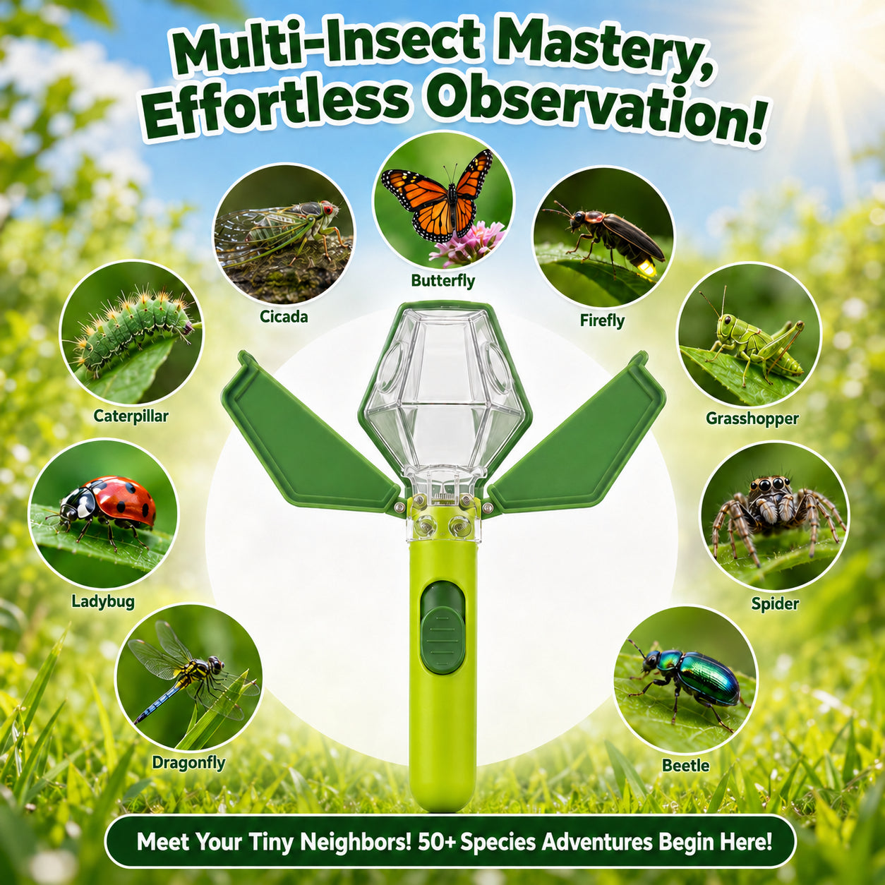 Kids Bug Catcher with 6X Magnifier