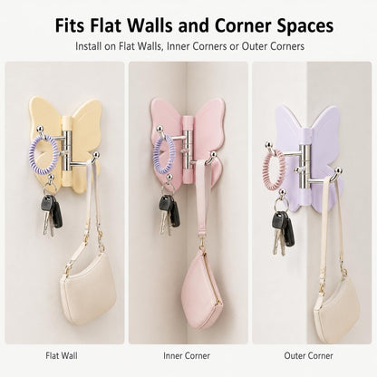 🦋Butterfly Rotating Self Adhesive Hooks