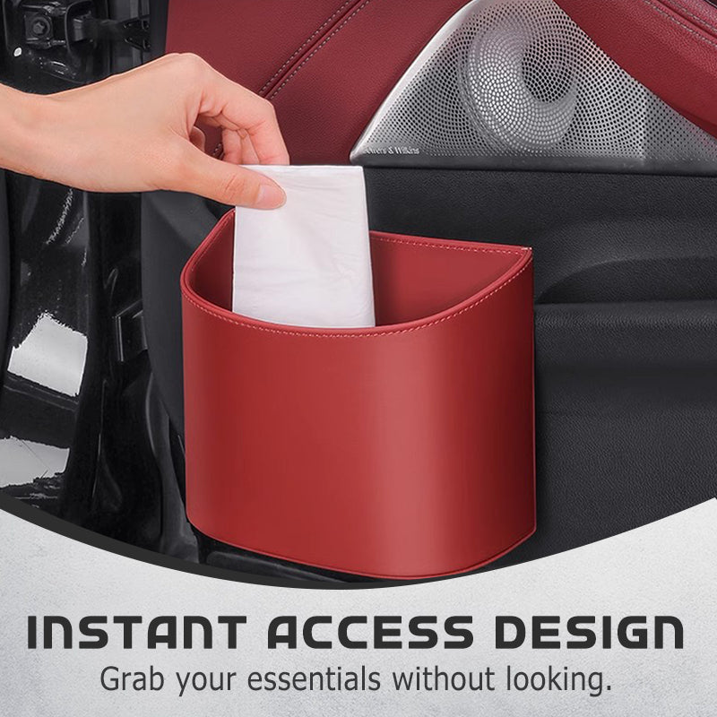 🚗Leather Car Door Cup Holder – Wide‑mouth opening, easy reach for drinks & phone. ✨