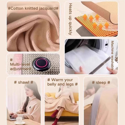 🔥New Portable Heated Shawl Blanket