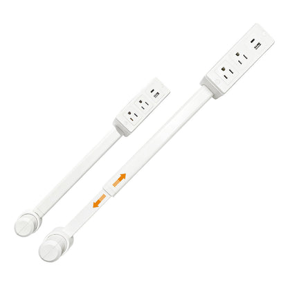 Adjustable Outlet Extender with USB Ports – Bring Hidden Wall Outlets Within Easy Reach 🔌
