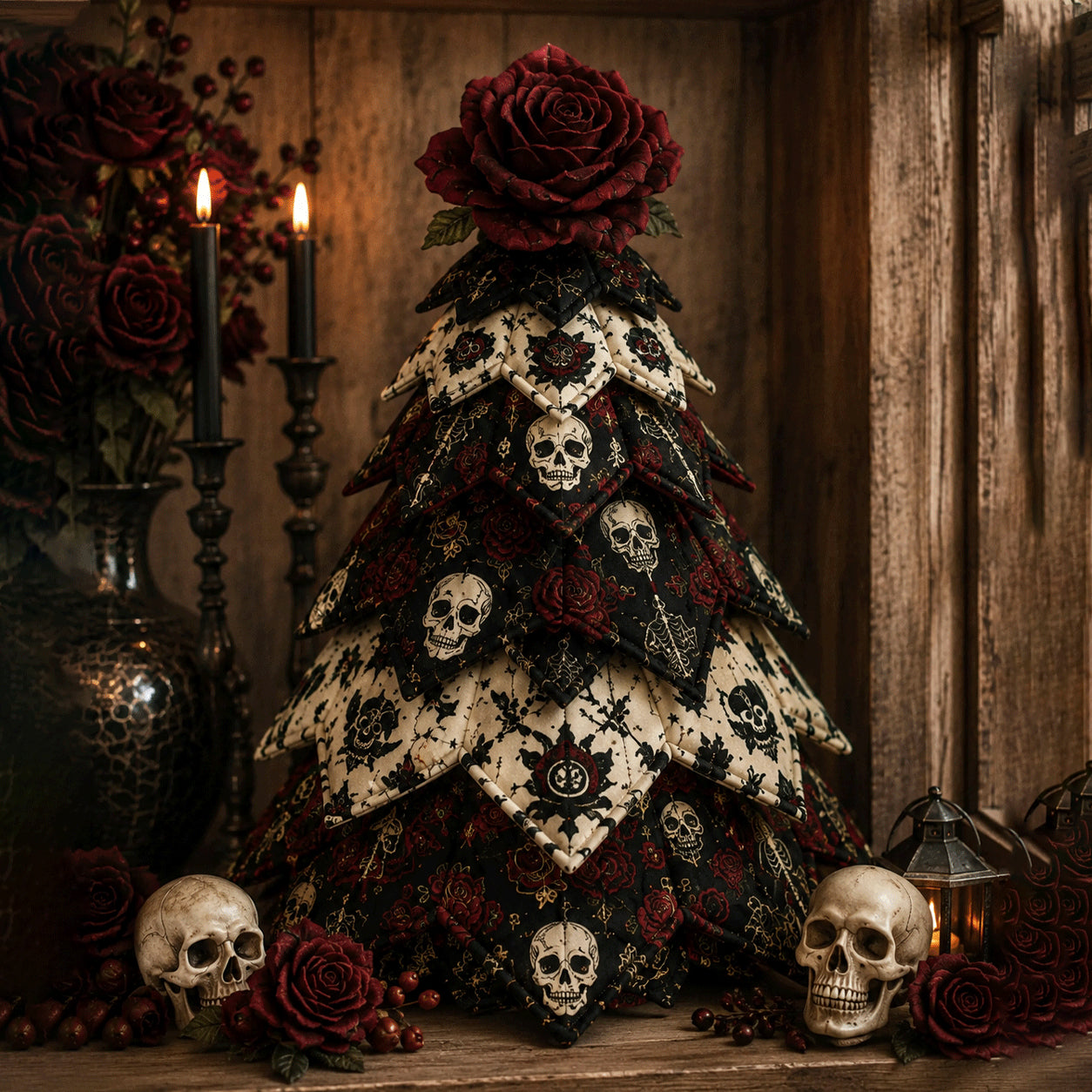 🎃Quilted Fabric Tree Kit DIY