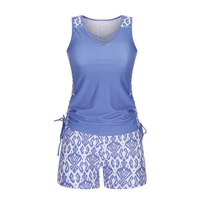 Miraclesuit Women's 2-Piece Tummy Control Tankini Set with Built-In Bra